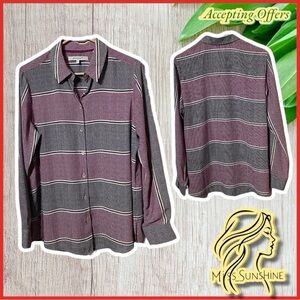 foxcroft NWT - Sz 10 - multicolor button down shirt